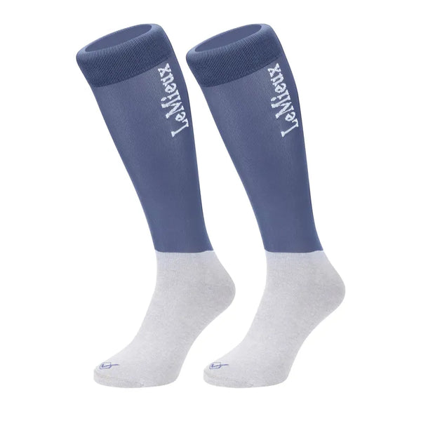 LeMieux Competition Socks - Twin Pack - Ice Blue