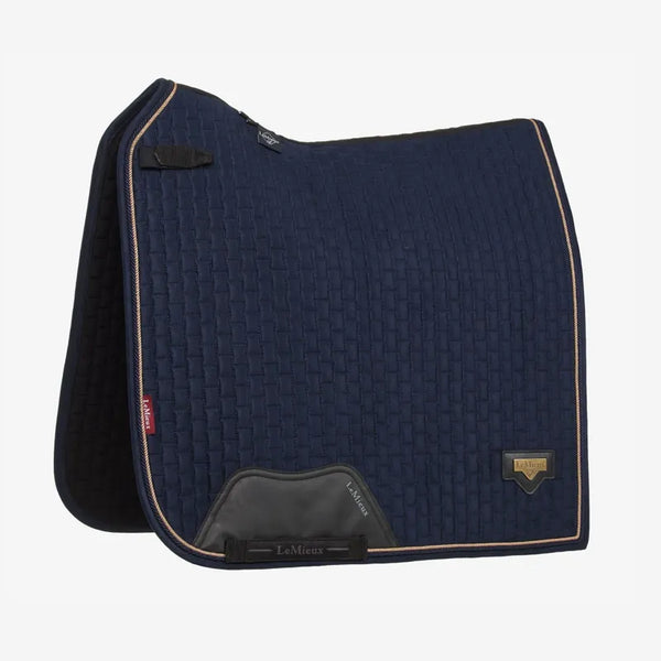 LeMieux Puissance Suede Dressage Saddle Pad - Navy