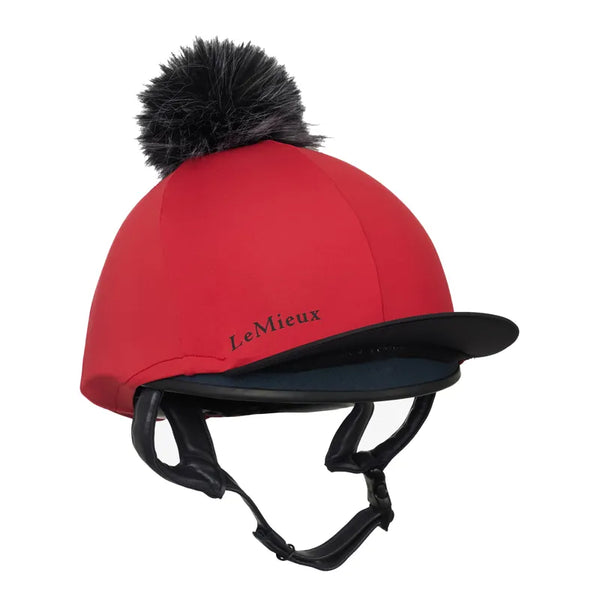 LeMieux Classique Pom Hat Silk - Chilli