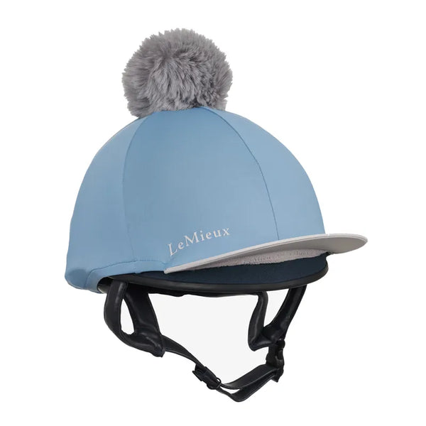 LeMieux Classique Pom Hat Silk - Ice Blue