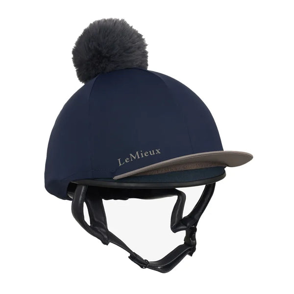LeMieux Classique Pom Hat Silk - Navy
