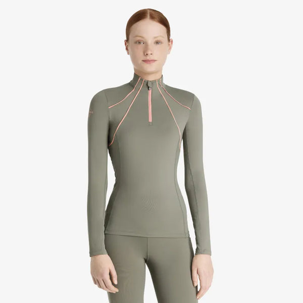 LeMieux Young Rider Mia Mesh Base Layer - Rosemary