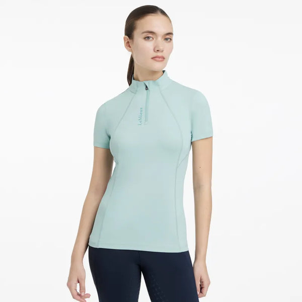 LeMieux Classique Short Sleeve Base Layer - Aqua