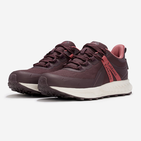 LeMeiux Trax Viva Waterproof Trainer - Damson