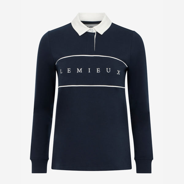 LeMieux Ladies Rochelle Rugby Shirt - Navy