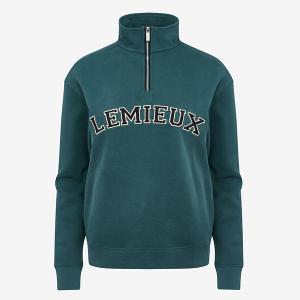 LeMieux Ladies Kelsie Quarter Neck Sweat - Jungle