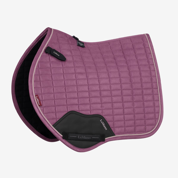 LeMieux Mini Suede Close Contact Square - Mallow