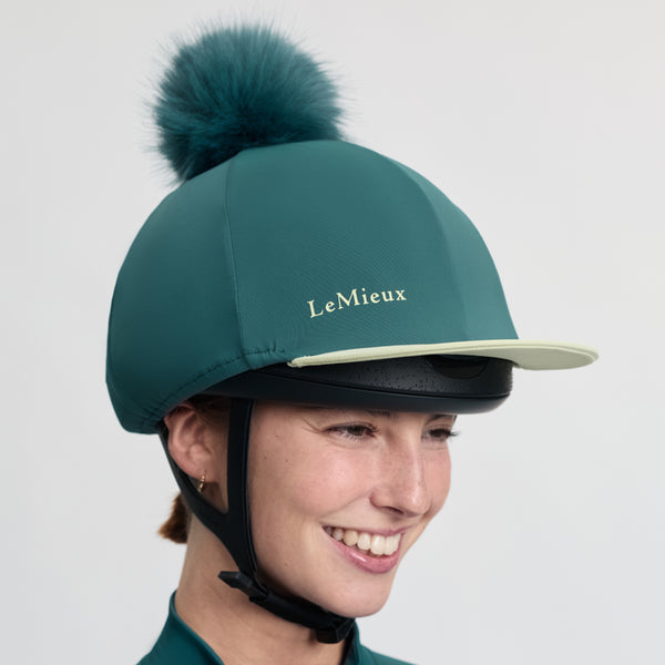LeMieux Classique Pom Hat Silk - Jungle
