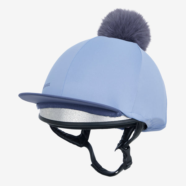 LeMieux Classique Pom Hat Silk - Powder Blue