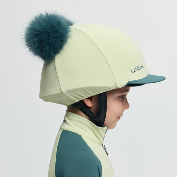 LeMieux Mini Double Pom Hat Silk - Macaron