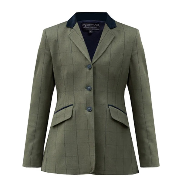 Equetech Junior Bellingham Deluxe Stretch Tweed Riding Jacket