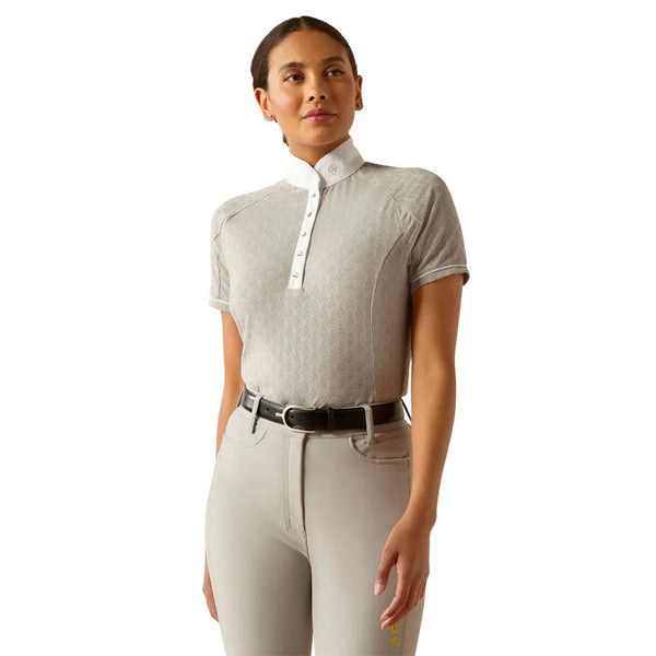 Ariat Ladies Showstopper X Show Shirt - Silver Sconce