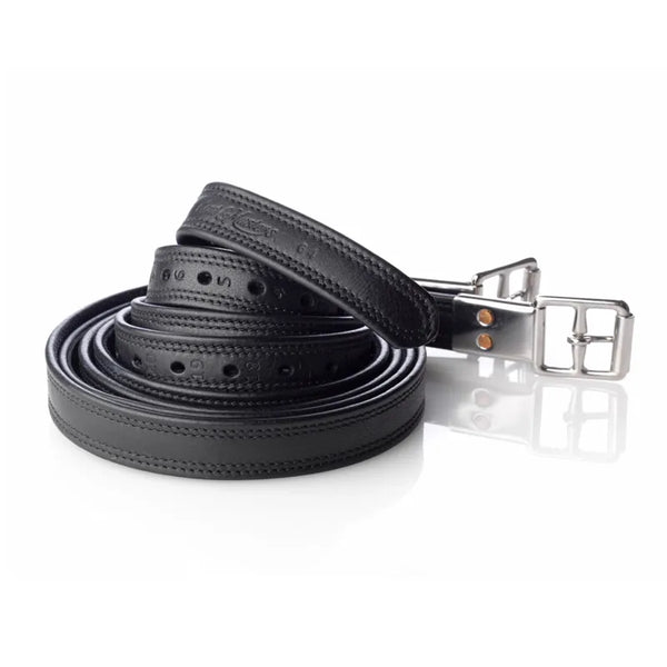 Kent and Masters Stirrup Leathers - Black