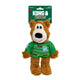 Kong Holiday Wild Knots Sweater Bear Dog Toy - Green