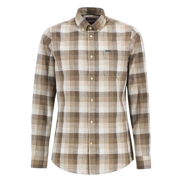 Barbour Hillroad Tailored Shirt - Stone