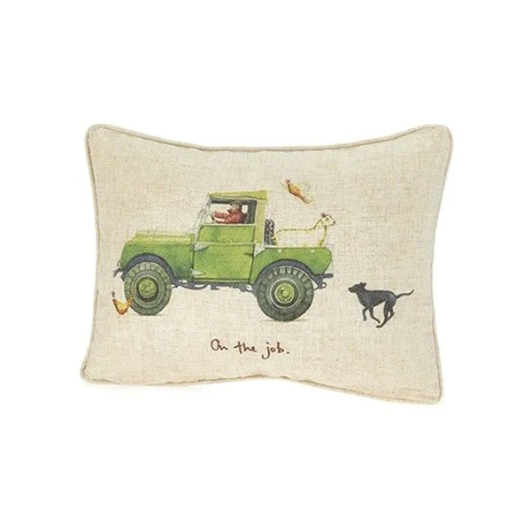 Orchid Designs On The Job Cushion