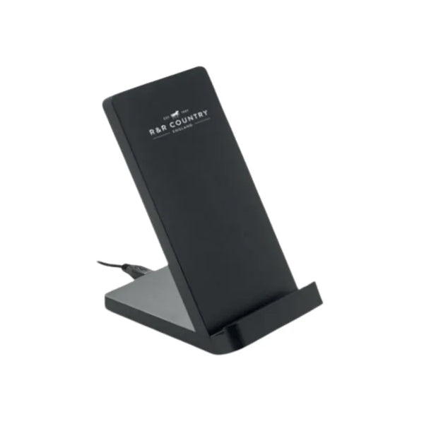 R and R Country Bamboo Wireless Charger Stand