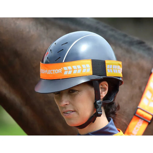 Shires Equi-Flector Hat Band - Orange