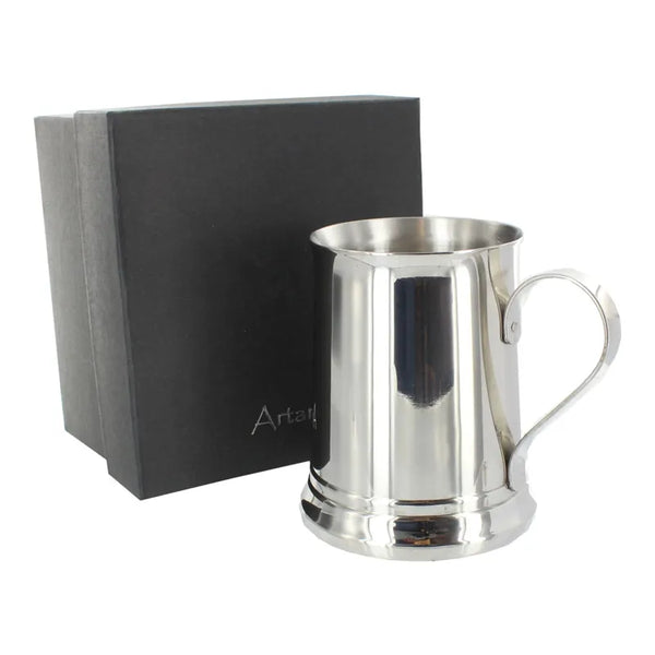 Sarome Polished Stainless Steel 300ml Tankard