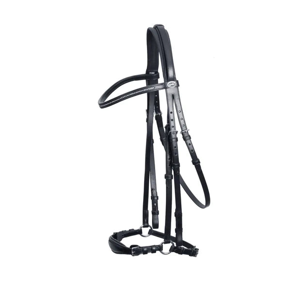 Schockemohle Copenhagen Bridle - Black/Silver
