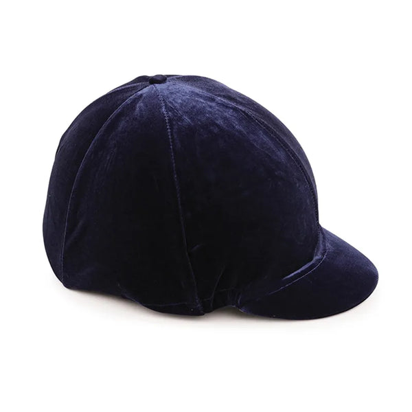 Shires Velveteen Hat Cover - Navy