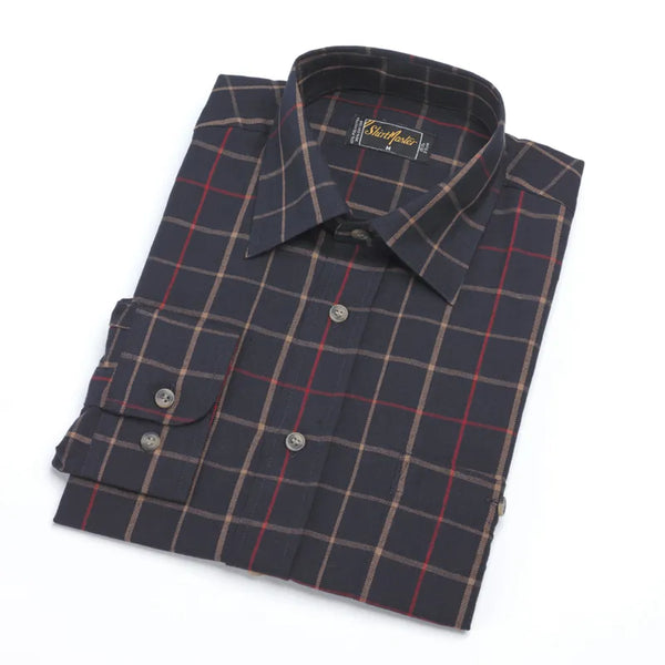 ShirtMaster Mens Romsey Shirt - Navy