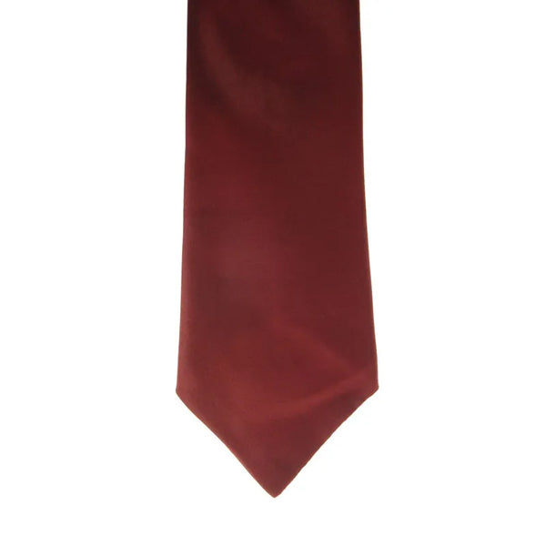 Showquest Childs Plain Tie - Burgundy
