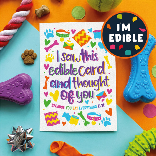 Scoff Paper I Saw This Edible Card