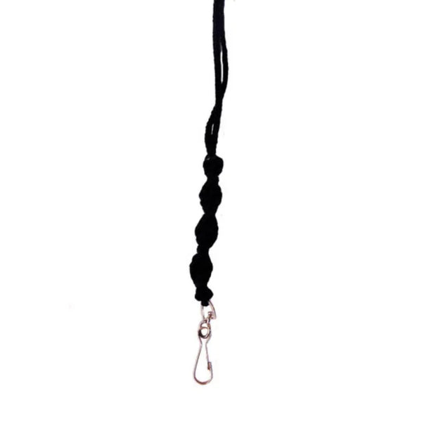 Sporting Saint Twisted Lanyard Black