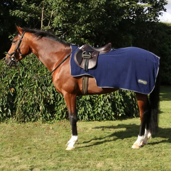 StormX Original Fleece Exercise Sheet - Navy/Grey