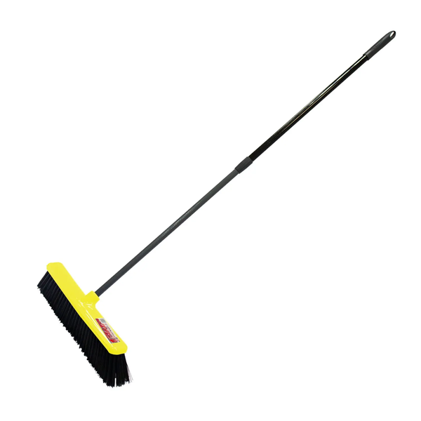 Red Gorilla Soft Bristle 50cm Brush with Telescopic Handle - Yellow