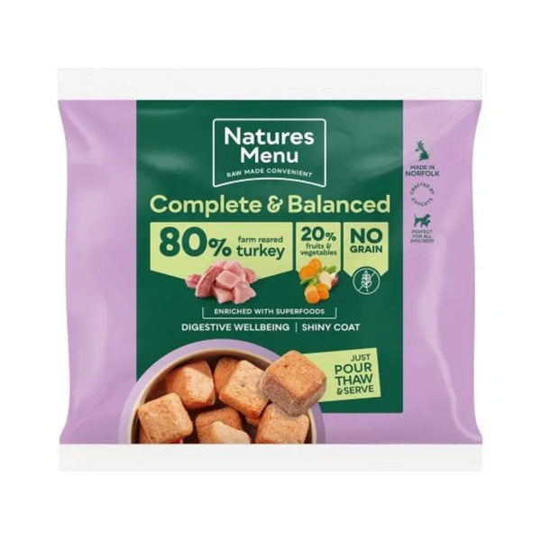 Natures Menu Farm Reared Turkey Nuggets - 1kg