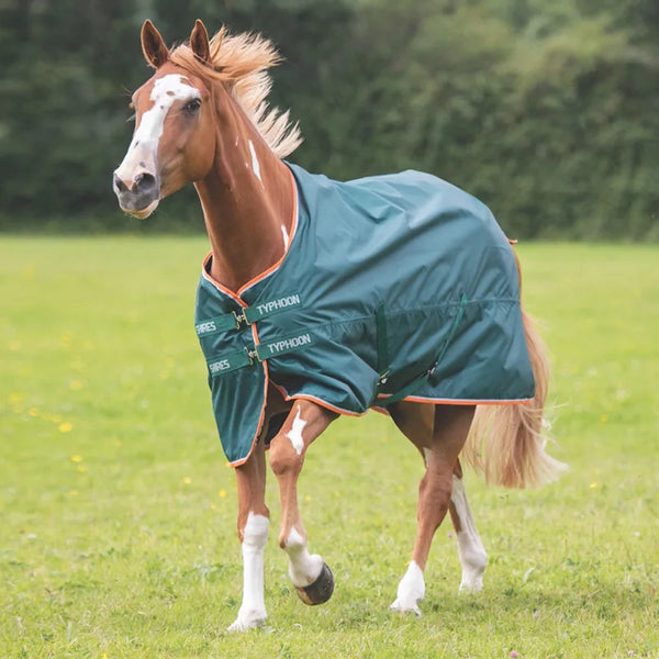 Typhoon Lite Turnout Rug - Green