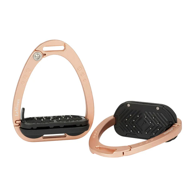 LeMieux Vector Balance Stirrups - Rose Gold