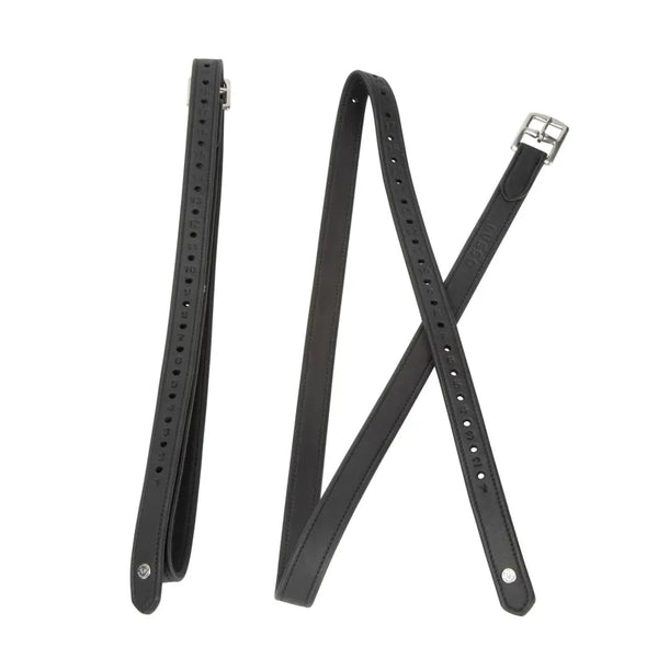 Velociti Lusso Wrapped Stirrup Leathers - Black
