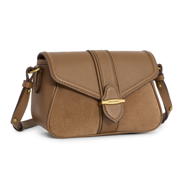 Fairfax and Favor Aviemore Cross Body - Tan Suede