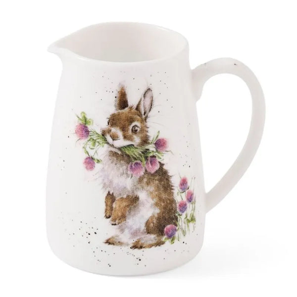 Wrendale 'Head Clover Heels' Rabbit Posy Jug