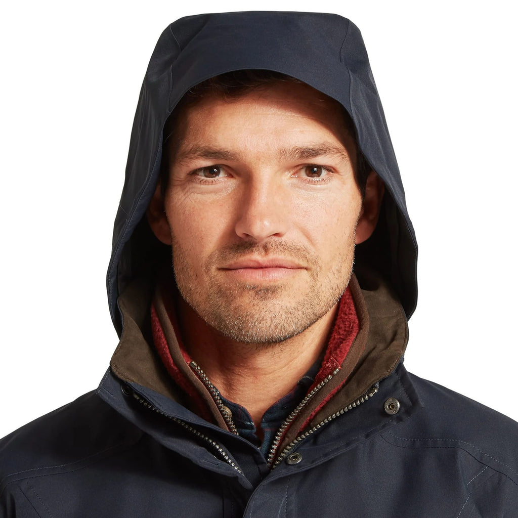 Schoffel Mens Barrow Country Coat - Carbon Navy