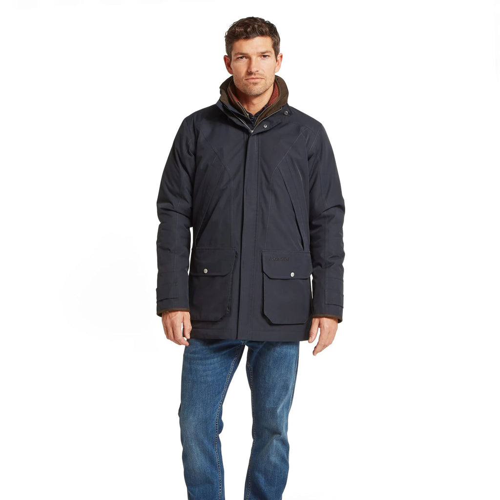 Schoffel Mens Barrow Country Coat - Carbon Navy