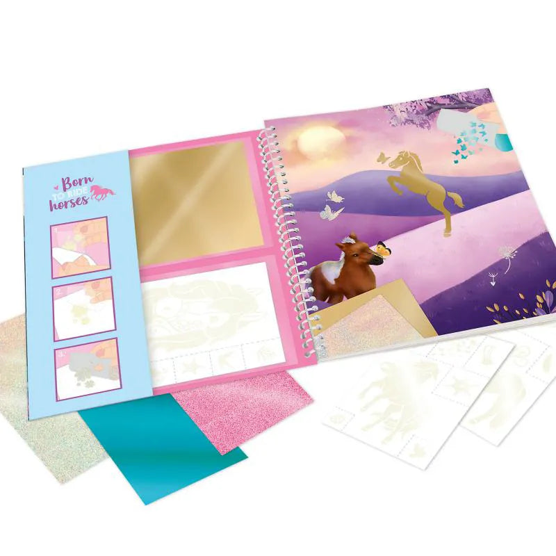 Miss Melody Colouring Book Stick and Shine