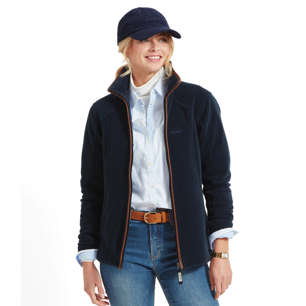 Schoffel Women's Burley Fleece Jacket - Navy
