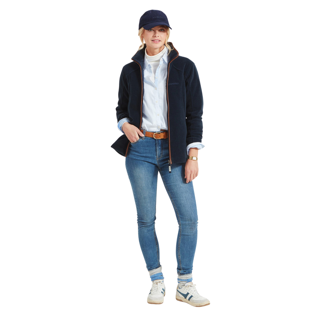 Schoffel Women's Burley Fleece Jacket - Navy