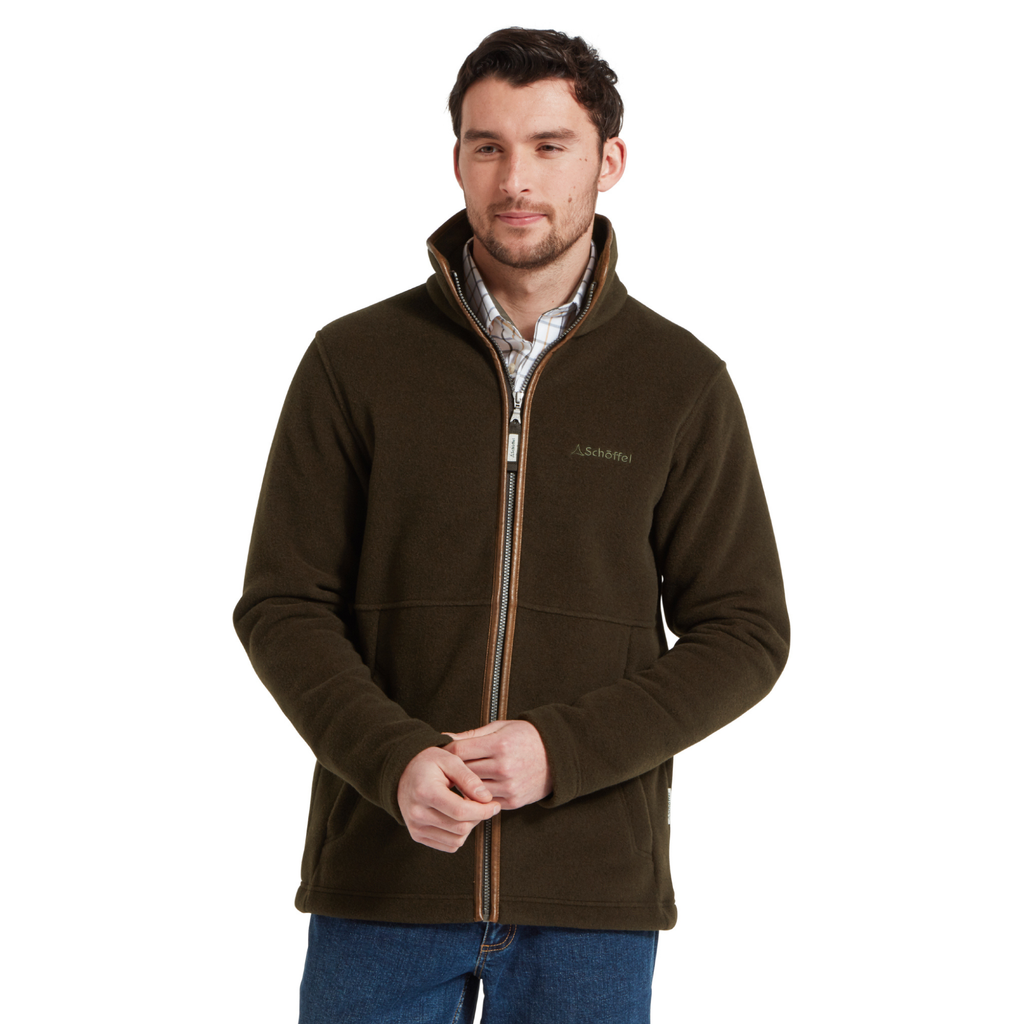 Schoffel Men's Cottesmore Fleece Jacket - Dark Olive