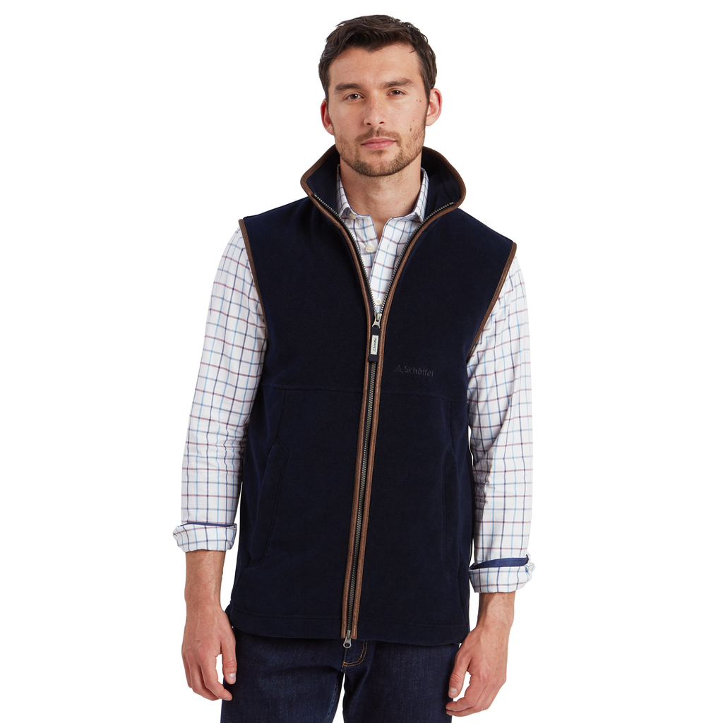 Schoffel Men's Oakham Fleece Gilet - Navy