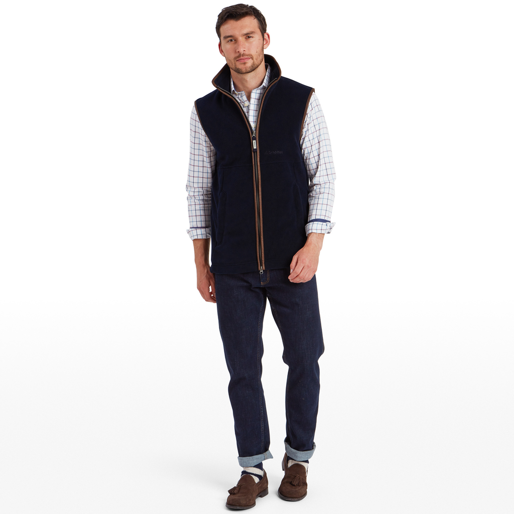Schoffel Men's Oakham Fleece Gilet - Navy