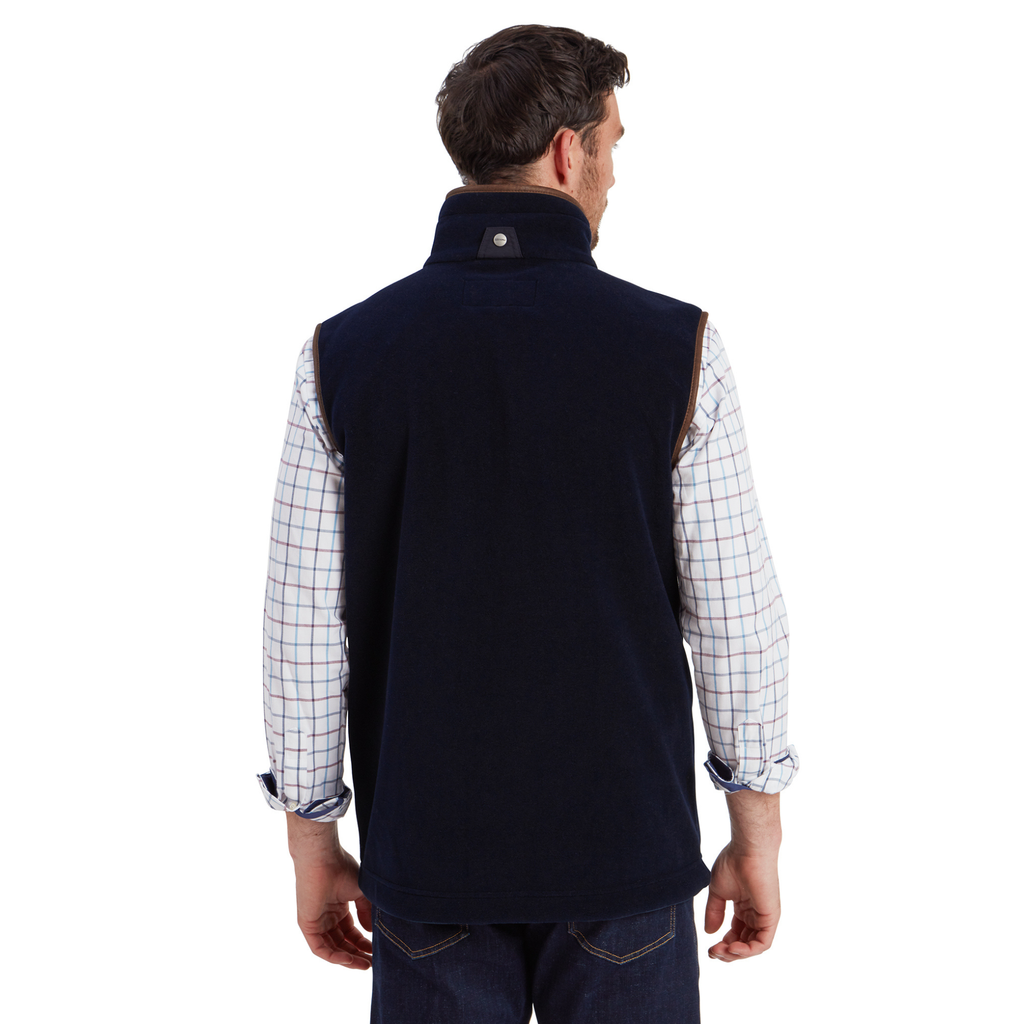 Schoffel Men's Oakham Fleece Gilet - Navy