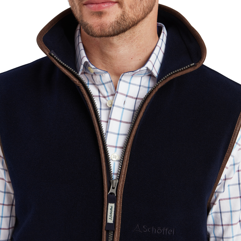 Schoffel Men's Oakham Fleece Gilet - Navy