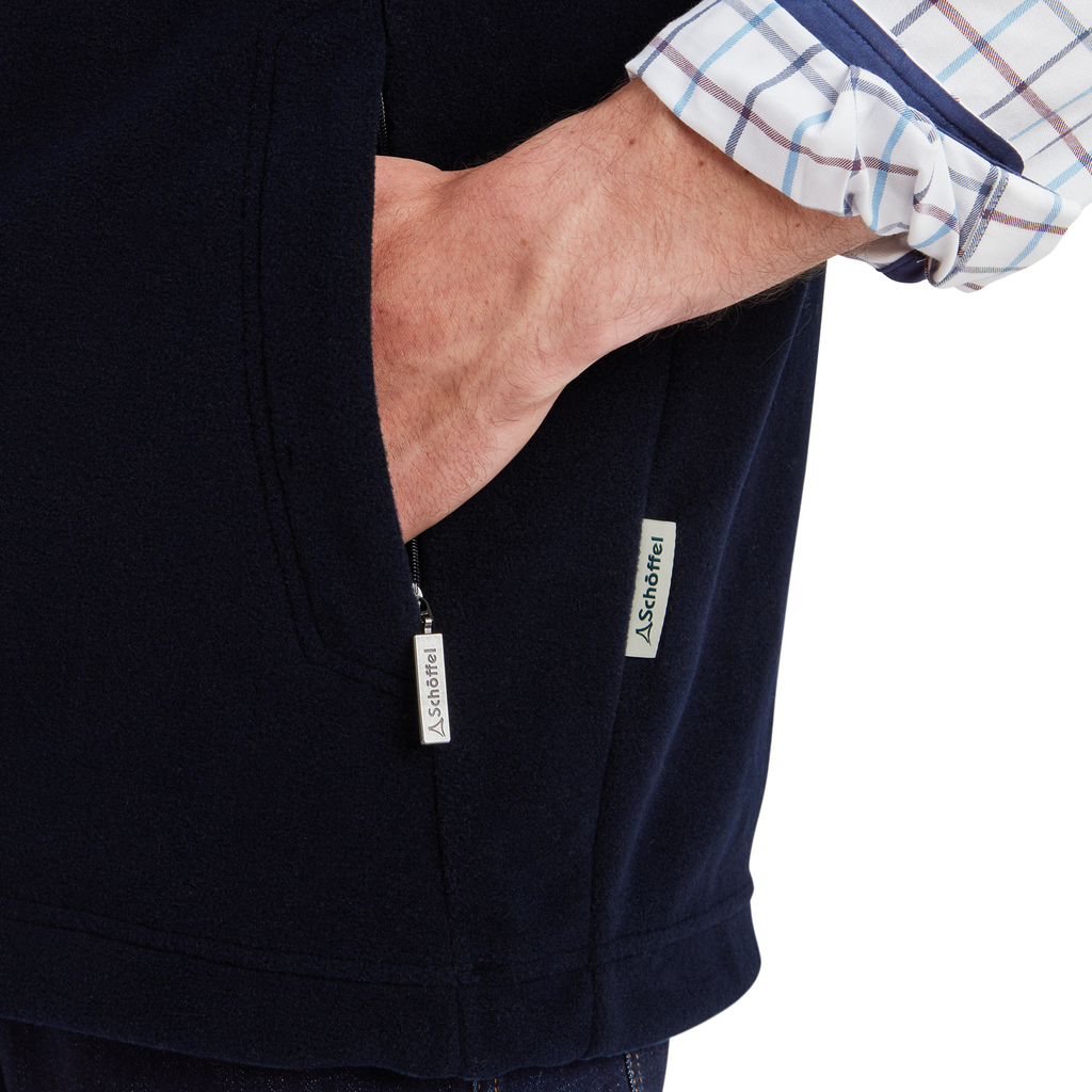 Schoffel Men's Oakham Fleece Gilet - Navy