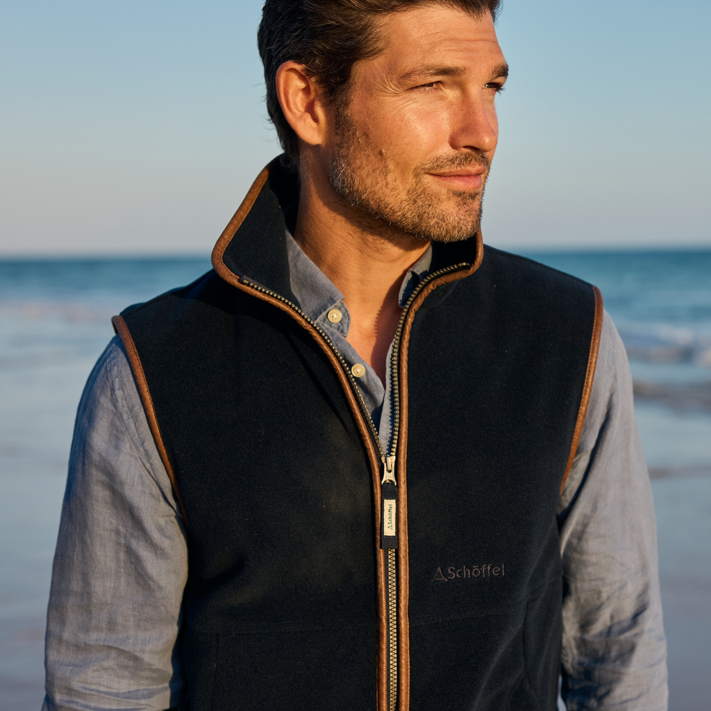 Schoffel Men's Oakham Fleece Gilet - Navy
