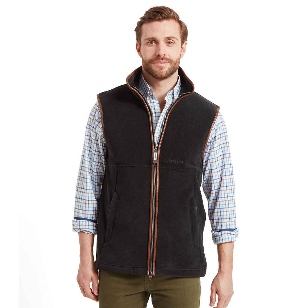 Schoffel Men's Oakham Fleece Gilet - Gunmetal